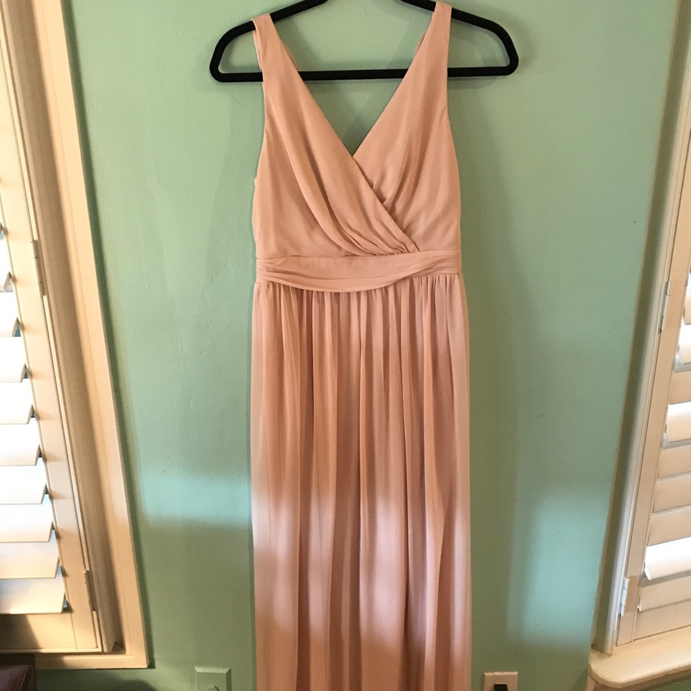 Long formal Adrianna Papell dress- worn one time.